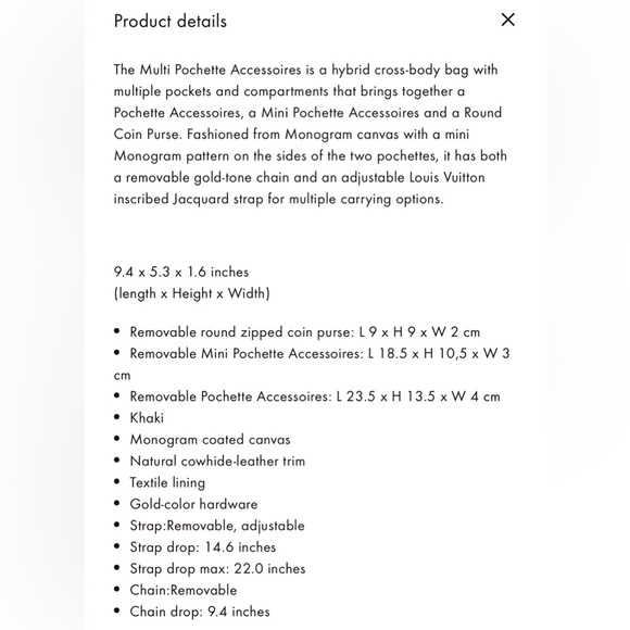 Louis Vuitton Multi Pochette Accessoires - Picture 3 of 12